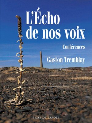 cover image of L'Écho de nos voix